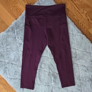 Zyia Active Purple Athletic Leggings, Womens 8-10, Great Condition